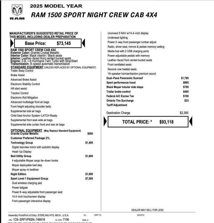 2025 Dodge Ram – nuotrauka 29